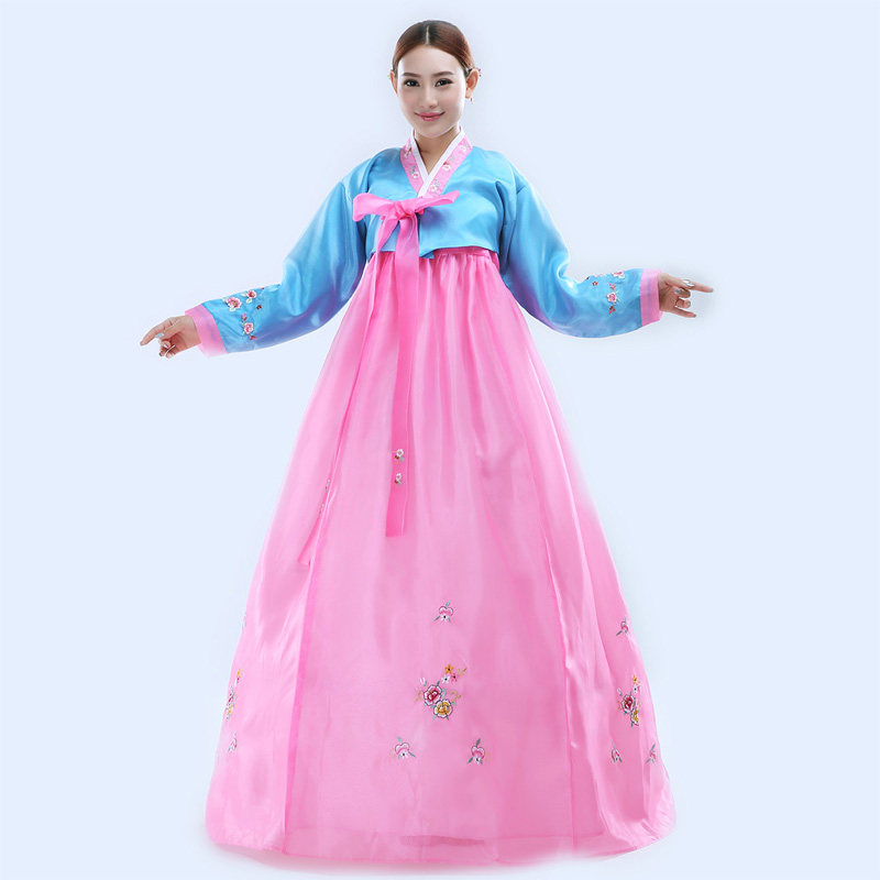 韩服衣服cos民族女团韩国舞台女装宫廷表演长裙朝鲜族日常舞蹈服,运动/瑜伽/健身/球迷用品,朝鲜舞服,淘宝优惠券,粉丝福利购,淘宝优惠卷