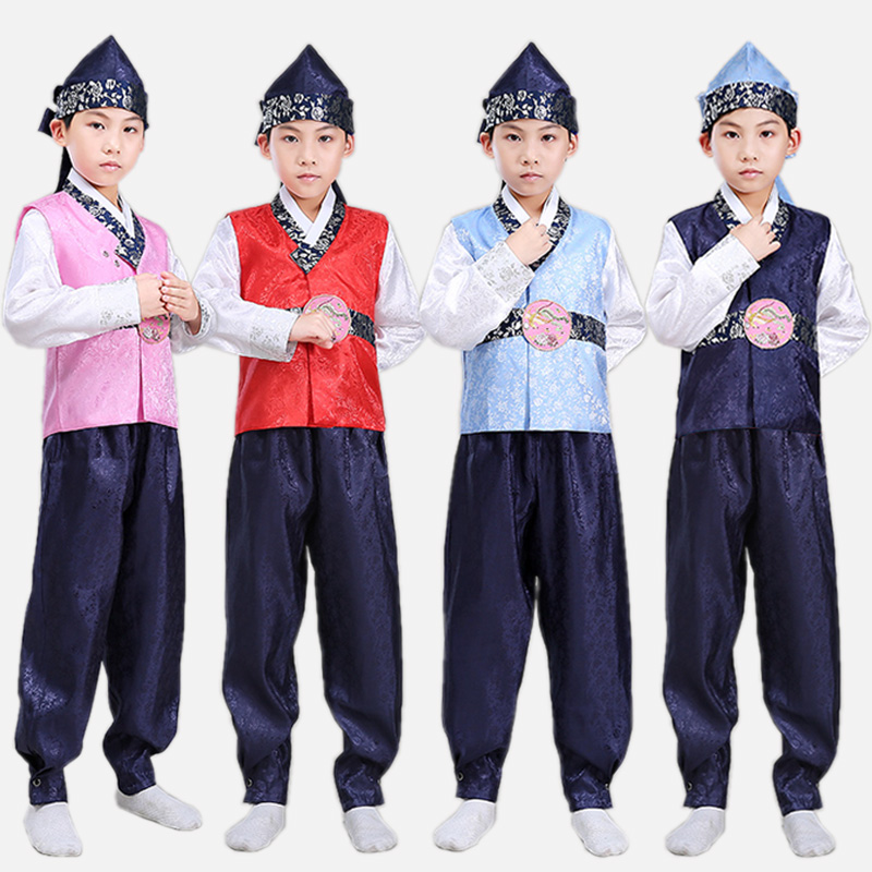 韩国男童古装朝鲜族小孩演出服