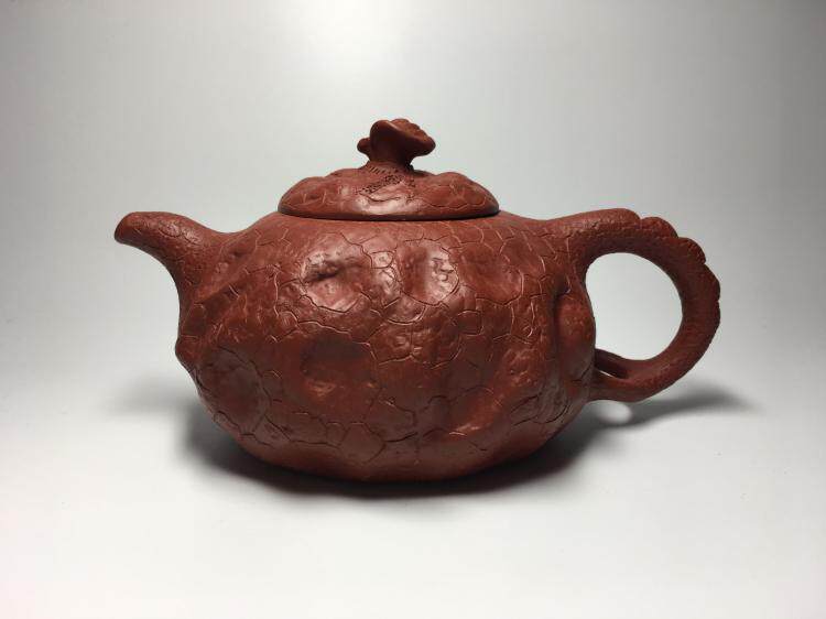 特大精品紫砂壶 原矿朱泥大红袍 供春450毫升 高难度收藏品 特价