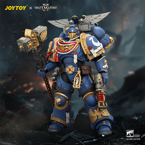 JOYTOY 暗源战锤40K 游戏版极限战士跳跃背包突击仲裁者手办1/18
