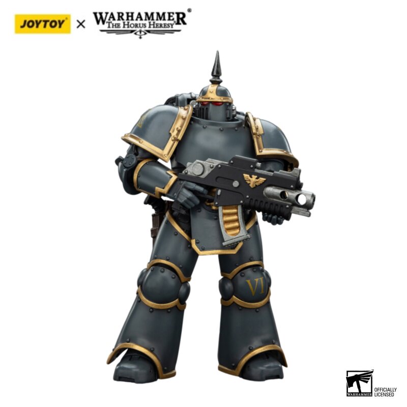 JOYTOY暗源战锤1:18太空野狼 MK III型战术军团士兵正版可动手办