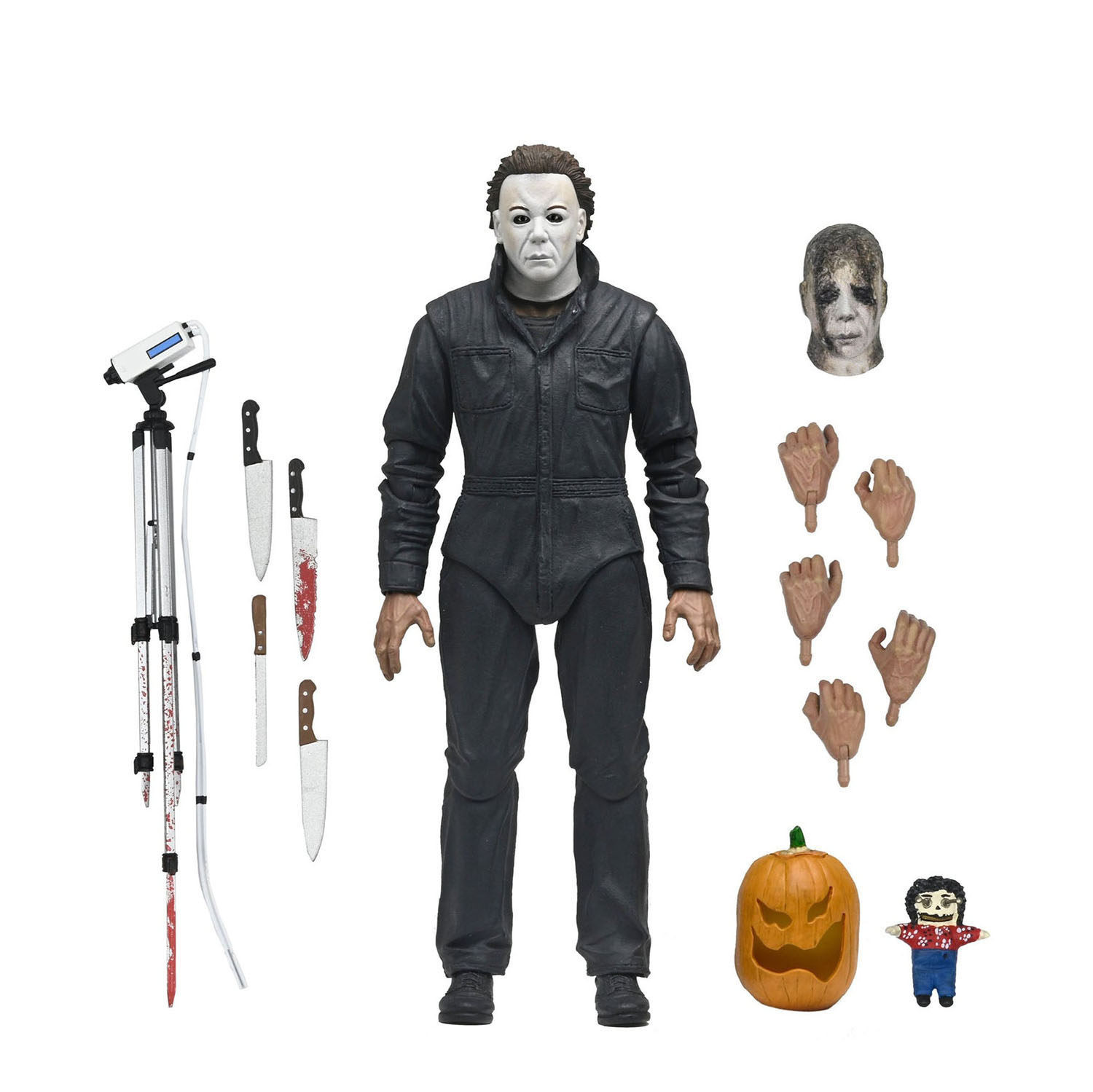 NECA 60655 月光光心慌慌 复活 终极迈克尔迈尔斯7寸可动人偶 - 实物图