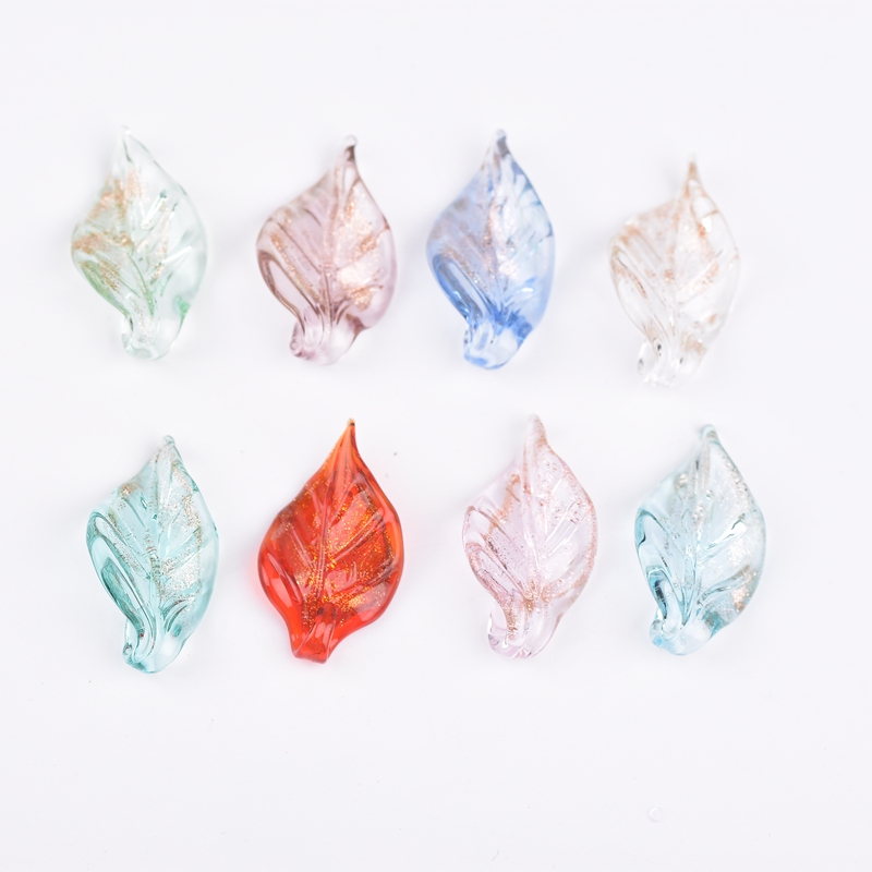 人工琉璃双色琉璃金箔树叶 中国风首饰头饰发簪diy材料配件|ruв категории Украшения,ювелирные изделия, Diy аксессуары, игла - от Buy2taobao.com для оказания профессиональной услуги покупки агента Taobao