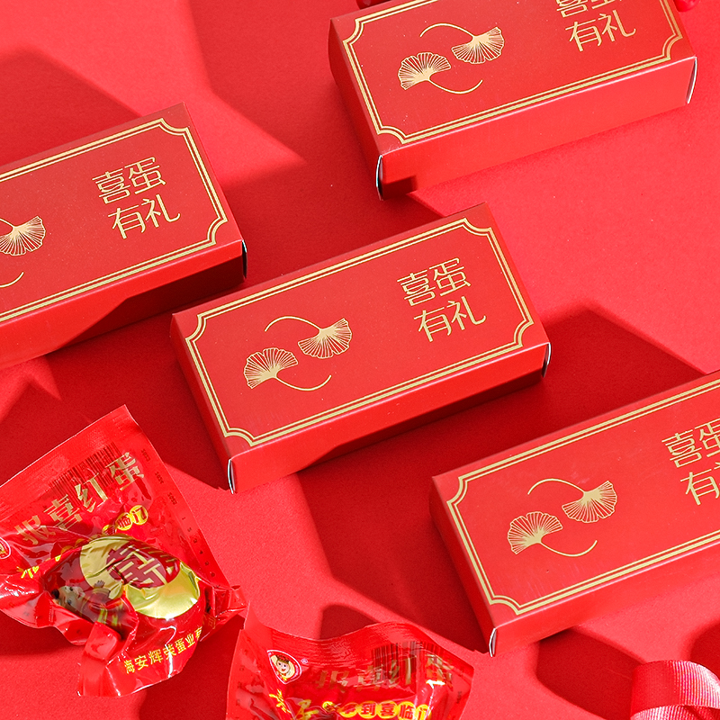 喜蛋盒宝宝出生满月酒喜蛋有礼