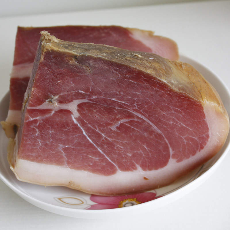 云南丽江风干新火腿无骨 云腿腌肉咸肉 云南土特产500g 买2斤包邮