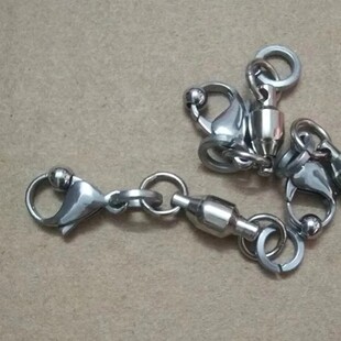 304不锈钢鹦鹉脚环脚链防脱扣鹦鹉脚环连接扣鹦鹉防脱防咬脚链扣