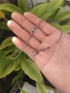 蜡嘴脖套黄雀颠颏脖套栓鸟绳杂鸟栓鸟绳珠珠美观款手工鸟用脖套