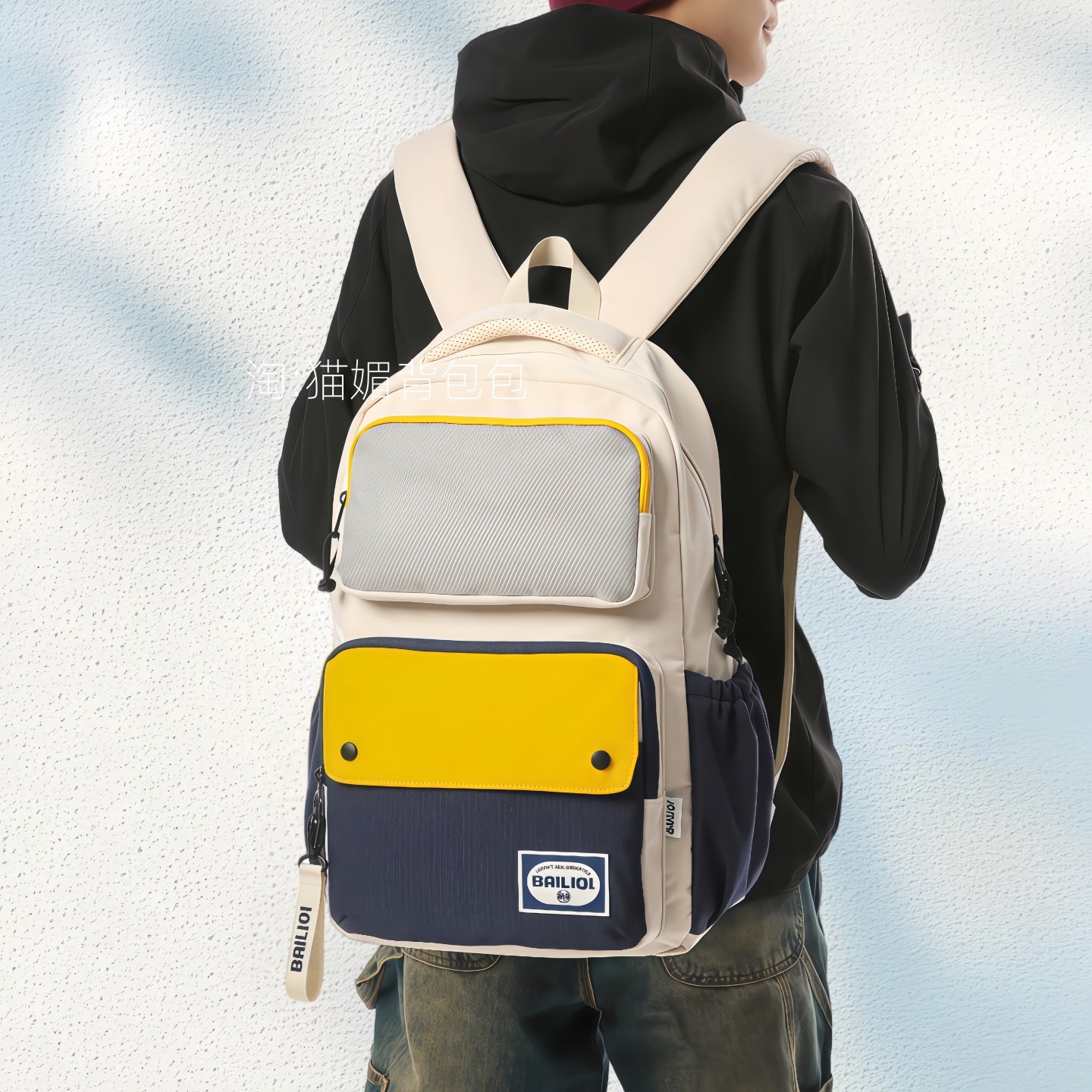 高中生书包男生初中生小学生五六年级轻便双肩包大学生背包大容量