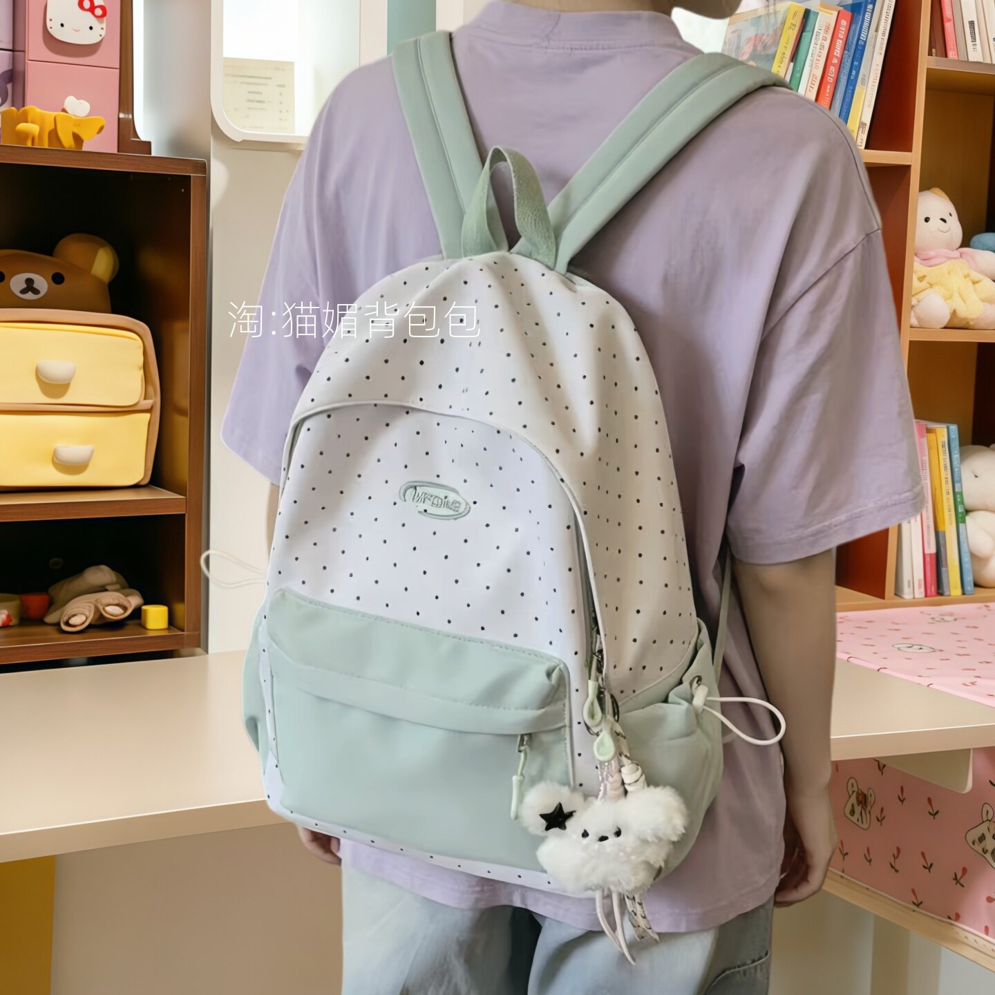 书包女生小学生2026新款尼龙背包