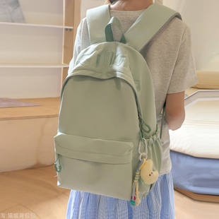 中学生书包初中女生高颜值小众ins风休闲简约旅行双肩包高中背包