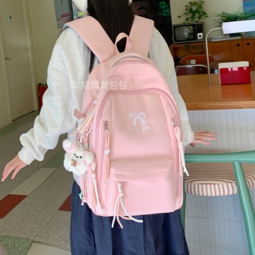 猫摩登雅高中生书包初中生女百搭