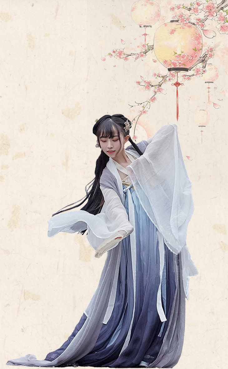 清仓长恨歌汉服大袖对襟上襦刺绣齐胸襦裙大袖薄款超仙飘逸女夏季