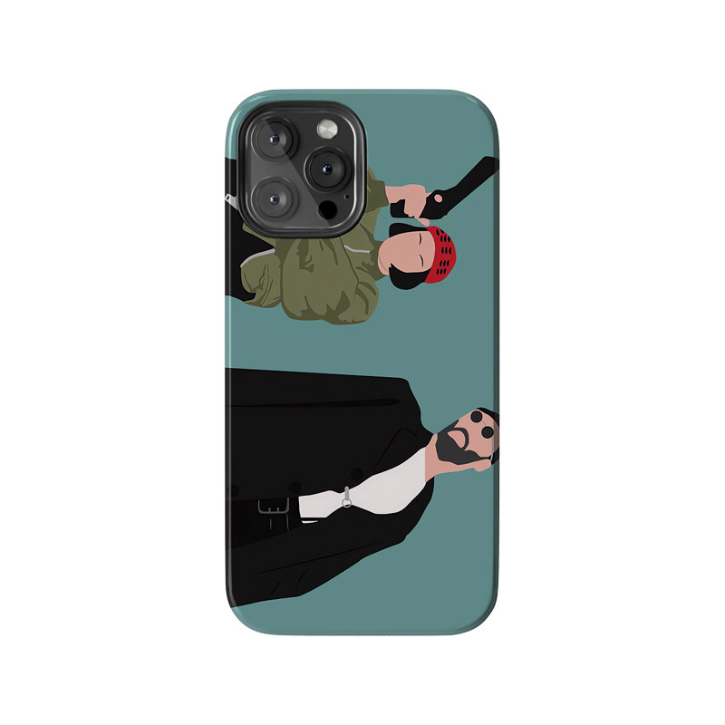 电影 这个杀手不太冷 杀手莱昂 文艺简约个性插画 适用苹果 iPhone 14/15/16 Pro Max双层全包防摔磨砂手机壳