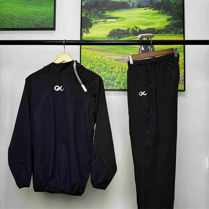 高尔夫服装男女款进口防水雨衣防风时尚运动套装速干衣裤轻薄风衣