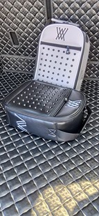 新款高尔夫鞋包PU皮面料透气独立能装一双鞋 户外球鞋包GOLF鞋袋