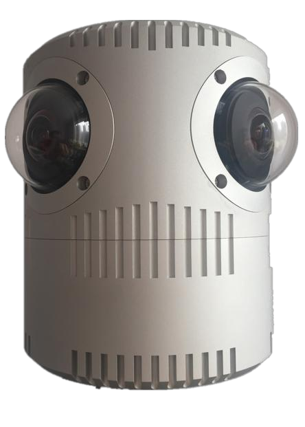 鼎运A8VR全景四目三防摄像机5g直播8k视频 机内拼接rtmp自动推流