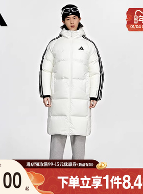盛世长运阿迪达斯冬季男子户外运动休闲连帽羽绒服外套KC2497
