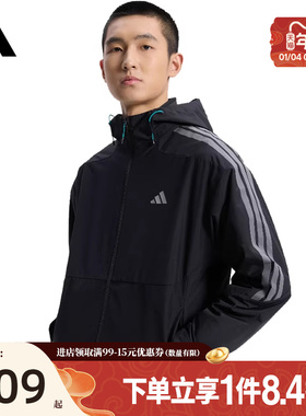 盛世长运阿迪达斯春季男子运动休闲连帽夹克外套KW4765