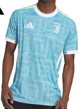 阿迪达斯官网夏季男子尤文图斯足球运动休闲圆领短袖T恤JJ4323