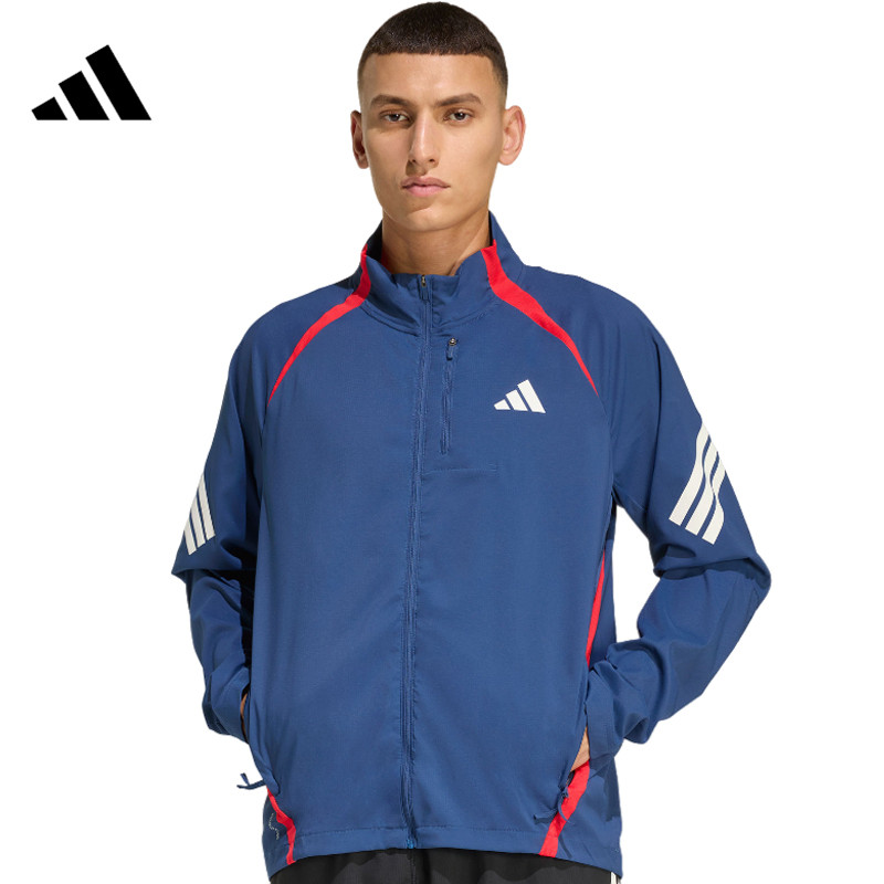 阿迪达斯官网春季男子跑步运动休闲夹克外套KA8725