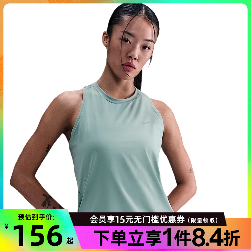 nike耐克夏季女子跑步运动休闲无袖T恤背心HQ0621-017