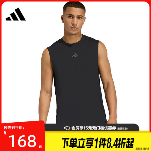 阿迪达斯运动训练休闲T恤