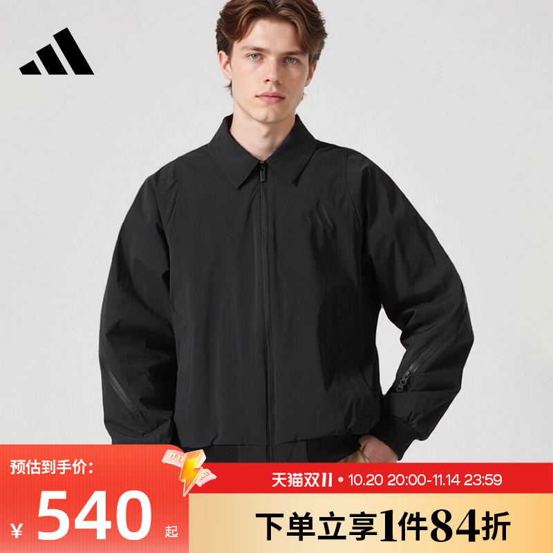 阿迪达斯运动休闲夹克外套