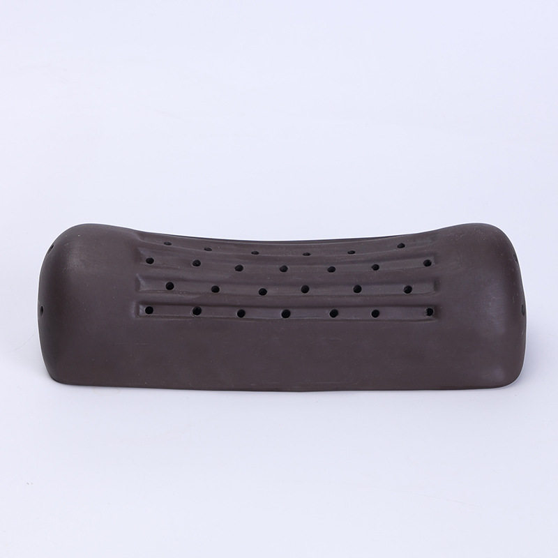 家用紫砂颈椎枕艾灸枕头肩颈椎护理腰椎坐灸美容院陶瓷温灸枕