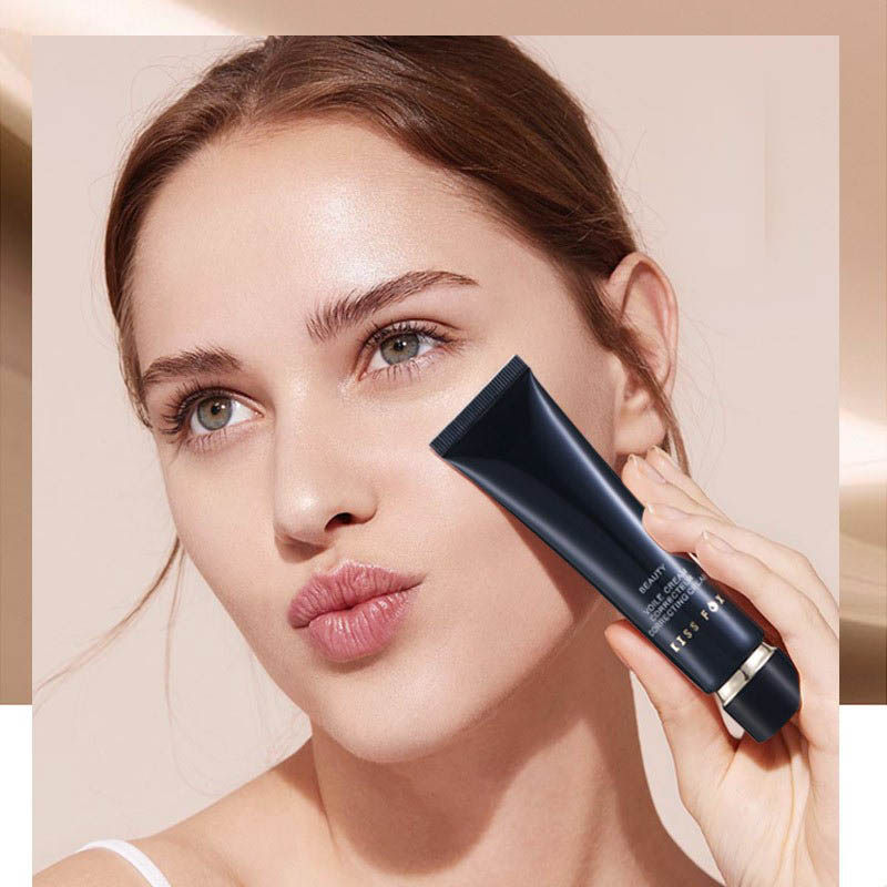 kissfox接吻狐狸钻采清莹隔离霜保湿素颜霜遮瑕膏霜bbcc粉底提亮