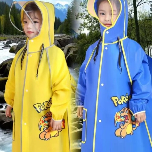 儿童雨衣带书包位全身防暴雨幼儿园小学生雨披3-6-12岁中大童雨衣