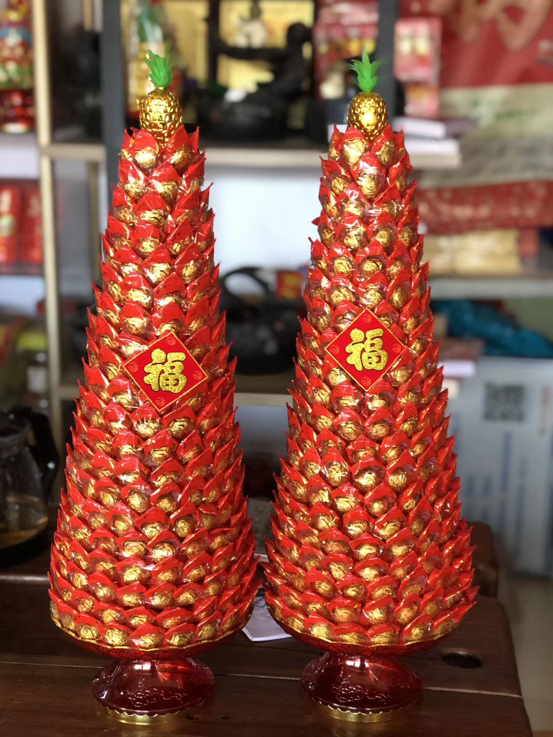 旭鑫酥糖莲花塔神坛寺庙贡品高层步步高升佛佳品花生味糖果一个