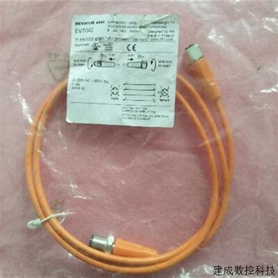 议价全新原装正品IFM易福门连接线 EVT042 4芯 1米 双头 M12 现货