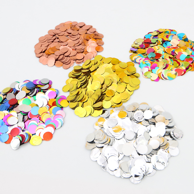 婚房气球场景布置透明亮片金色