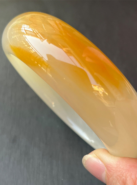 云南纯天然黄龙玉手镯