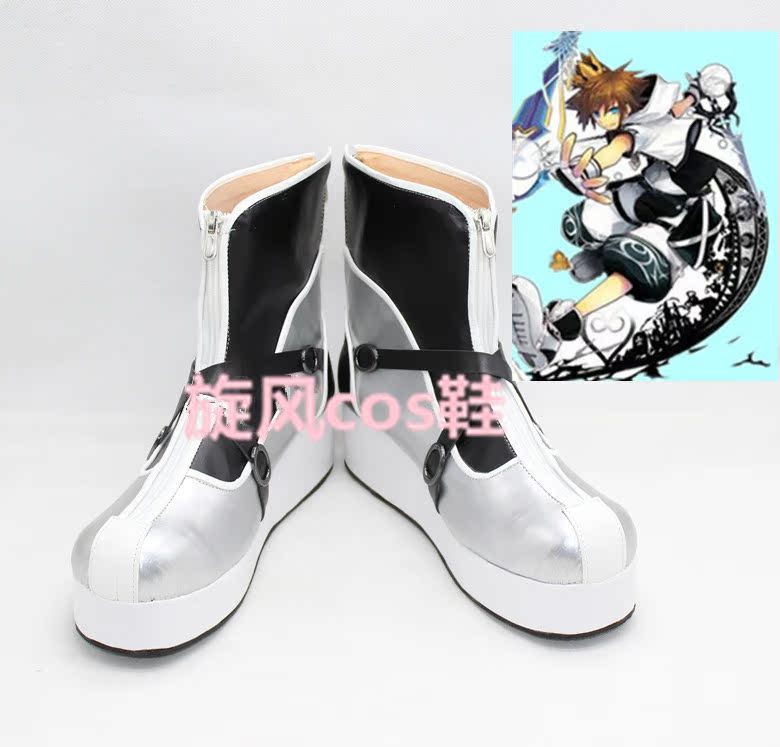 编号B8728王国之心2 索拉Sora  COSPLAY鞋 COS鞋来图定制在类目 模玩/动漫/周边/cos/桌游, Cosplay服饰/道具/服务, COSPLAY配件/道具/人偶服中 - 来自Buy2taobao.com提供专业的淘宝代购服务