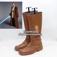 Star Wars Jedi Hiệp sĩ Obi-Wan COSPLAY giày COS giày anime để bản đồ tùy chỉnh 4309 - Cosplay đồ cosplay sexy