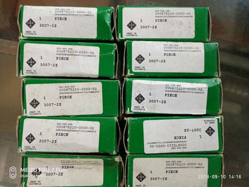 iNA 3007-2Z角接触球轴承内35mm外62mm厚20mm