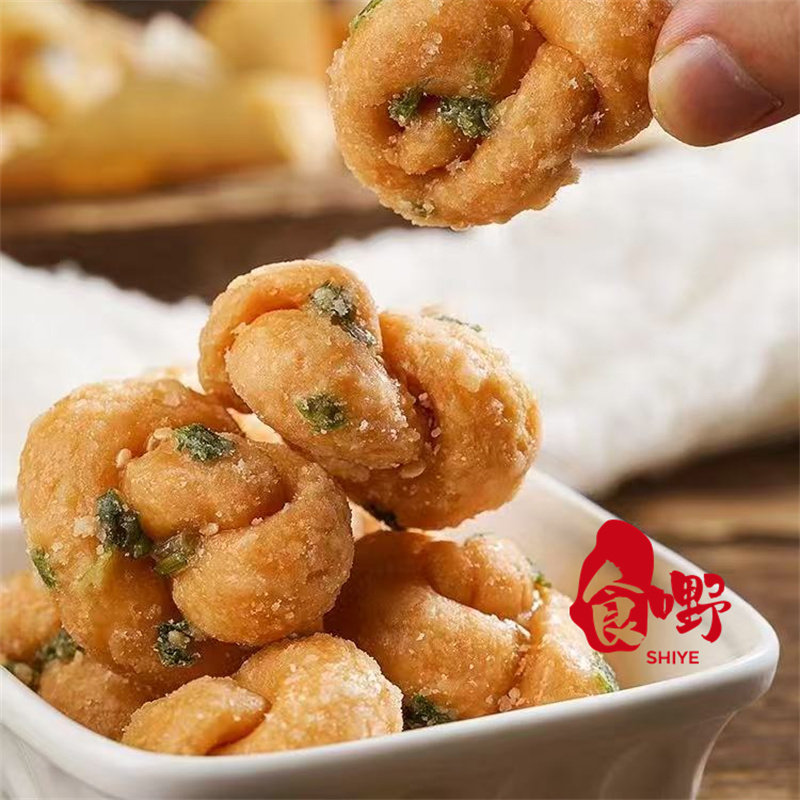 潮汕特色小吃  香葱油索脆酥麻花袋装反砂油条过节送礼贡品下午茶