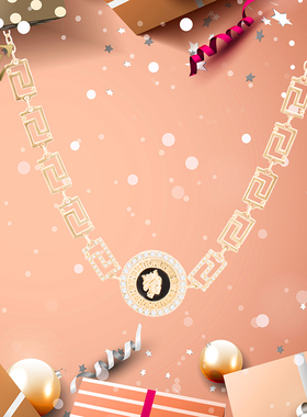 女王能量 2024时尚轻奢女王系列原创设计欧美范迷宫女王头像项链