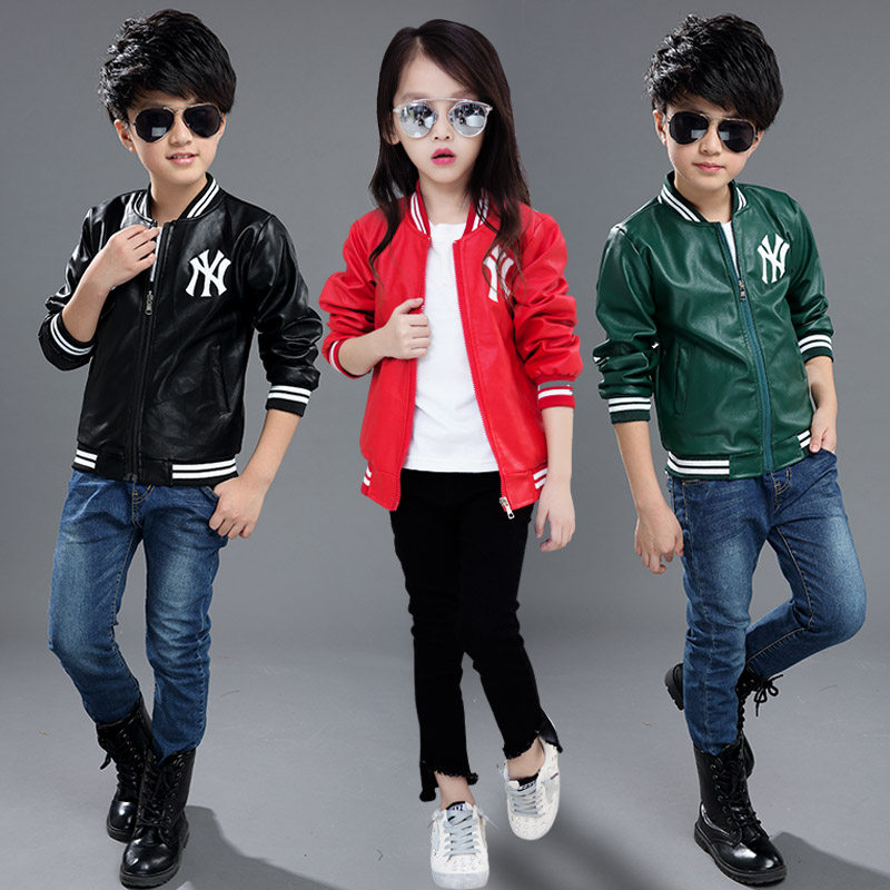 Blouson enfant en cuir PU - Ref 2159428 Image 1