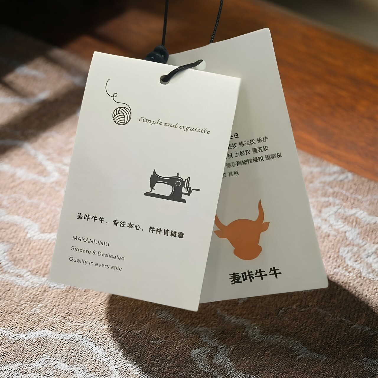 合格证吊牌定做纸卡价格标签定制通用衣服店挂牌订做LOGO服装商标