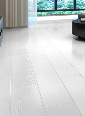 强化复合木地板家用个性纯黑白色环保耐磨地暖防水厂家直销12mm