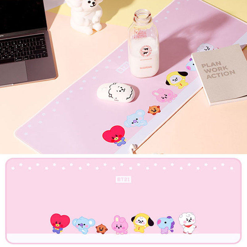 正品超萌可爱宝宝童年鼠标键盘垫PVC桌面橡胶防水防滑桌垫子