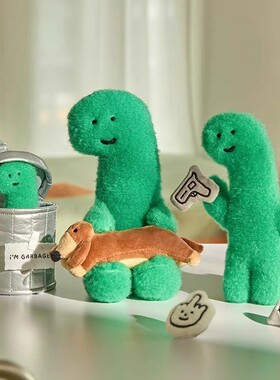 乔古漫 JOGUMAN THROW AWAY毛绒玩偶抱坐姿公仔腊肠小狗公仔卡通