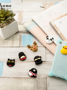 Bone好设计｜泡泡手机壳电源音箱可爱卡通环保硅胶逗扣替换装