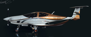 Pipistrel+Panthera翼展1.5米厚壳固定翼飞机3d数模外形图