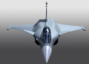 无人机达索阵风战机3D模型