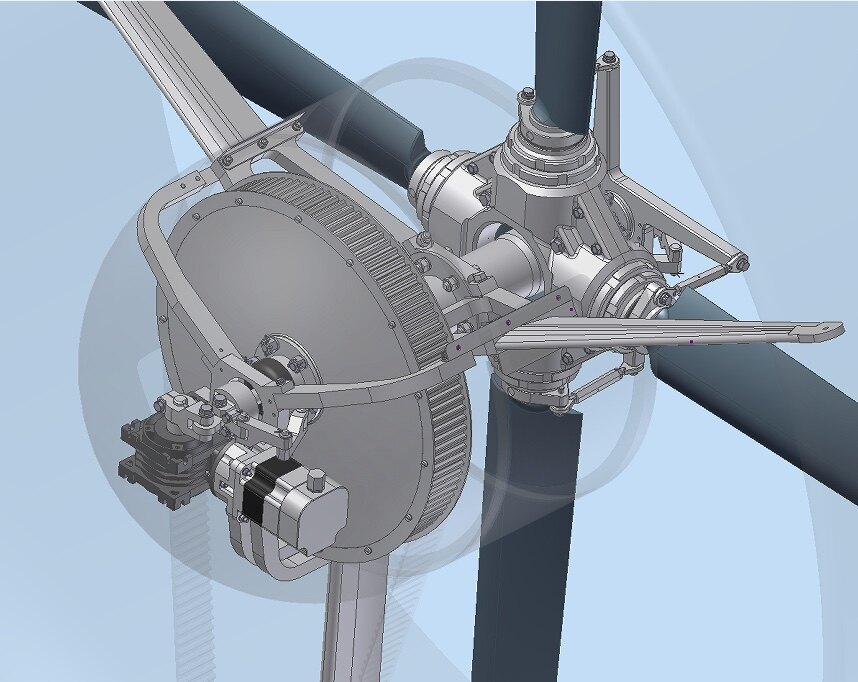 变矩螺旋桨3d数模图