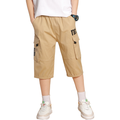 2025新款中大童薄款七分裤