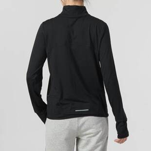 Nike耐克女子长袖T恤训练服25新款半 拉链运动服跑步FB4317-010